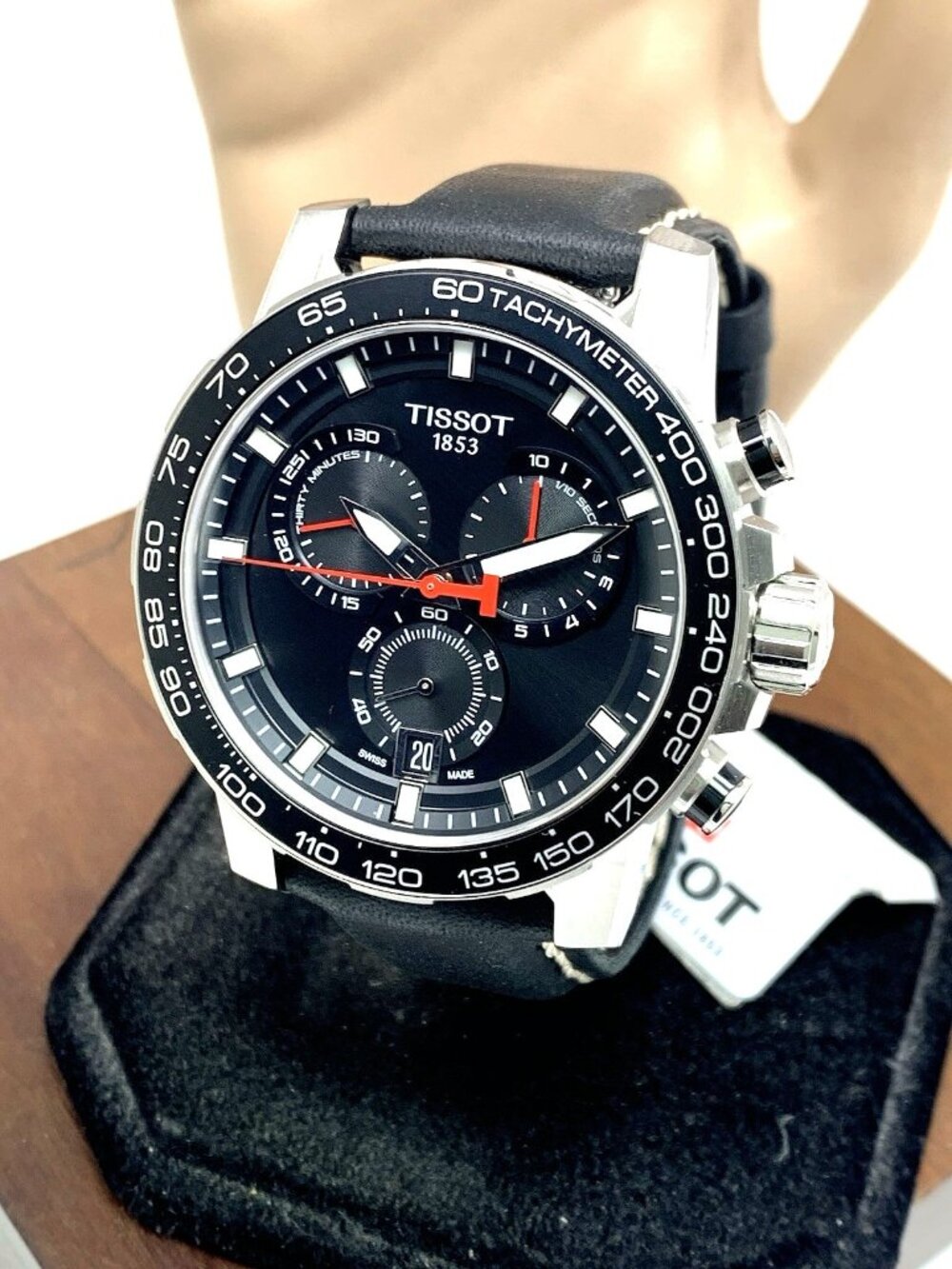 Tissot Supersport Men's Watch Chronograph Swiss Quartz Black Dial T1256171605100
